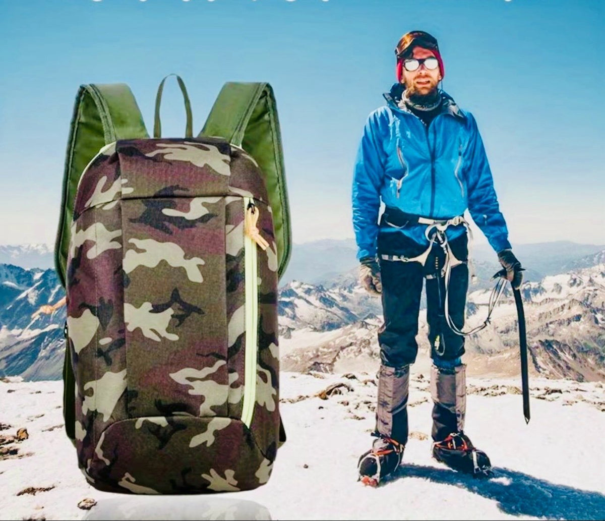 New -Sporty -Multifunctional Sling /Chest/Crossbody/Backpack Bag -Camo