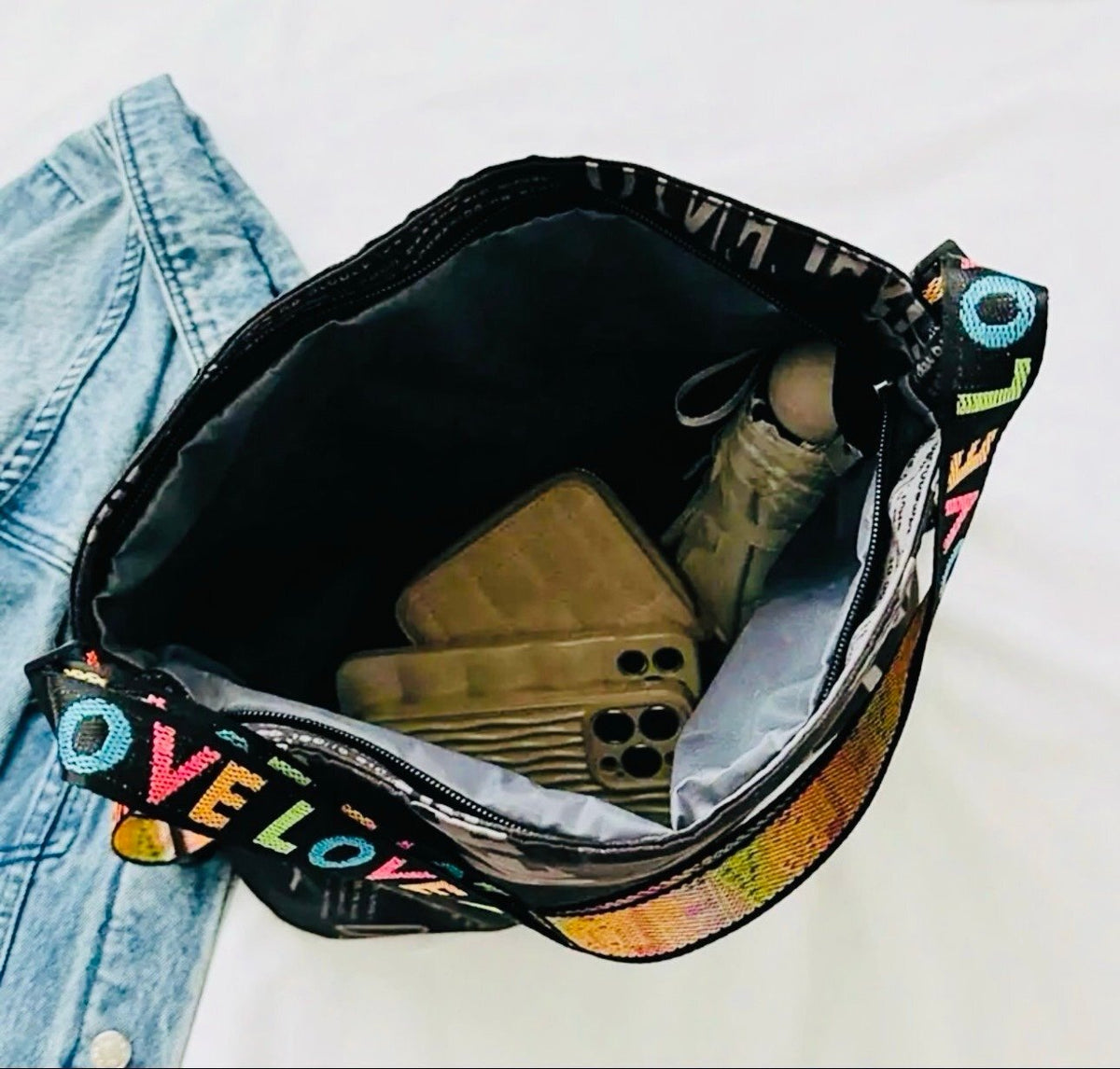 New  -Multifunctional -Vintage Inspired Graphic Design Tote Bag
