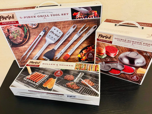 New -Amazing -Parini Grilling Bundle -Everything You Need For a Summer BBQ