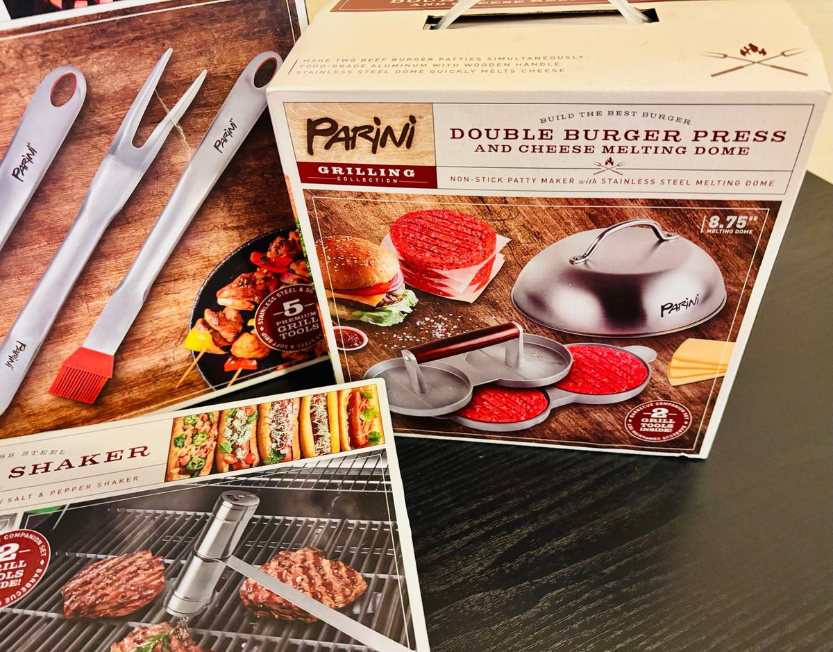 New -Amazing -Parini Grilling Bundle -Everything You Need For a Summer BBQ