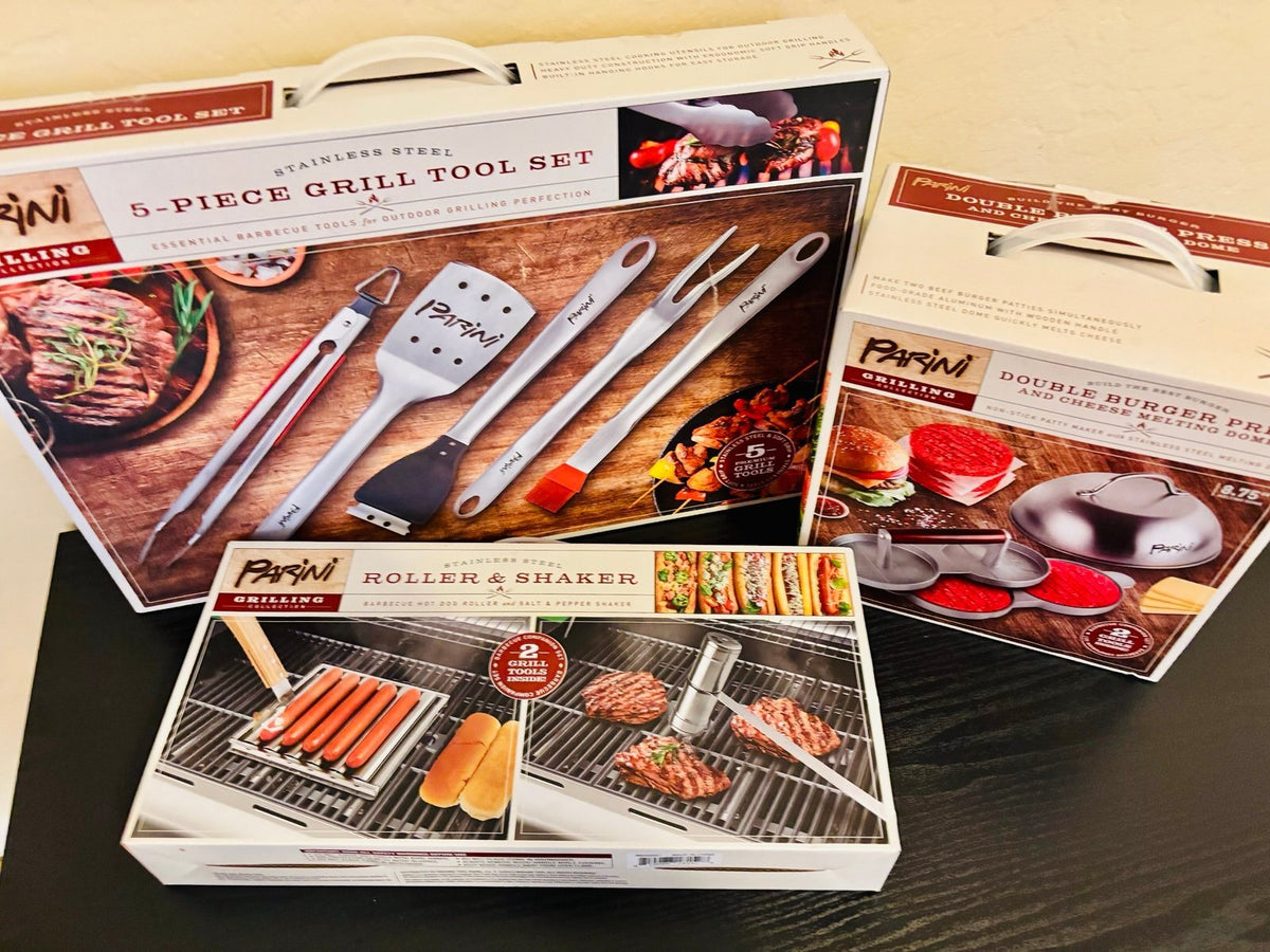 New -Amazing -Parini Grilling Bundle -Everything You Need For a Summer BBQ