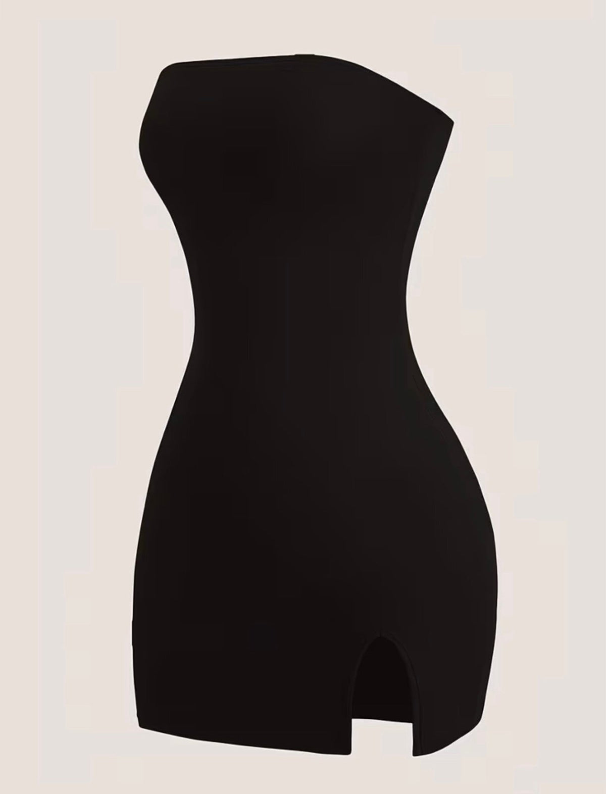 New -Beautiful -Simple & Stylish -Strapless BodyCon Tube Dress -Black -Size M